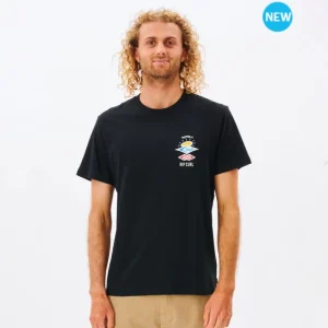 Camiseta RIP CURL Search Icon – Black