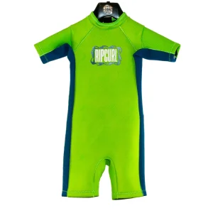 Traje Neopreno RIP CURL Groms Dawn Patrol Short Sleeve Springsuit – Lime